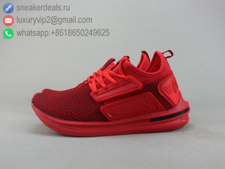 Puma IGNITE Limitless SR NETFIT Men Trainer Running Shoes Red Size 40-44